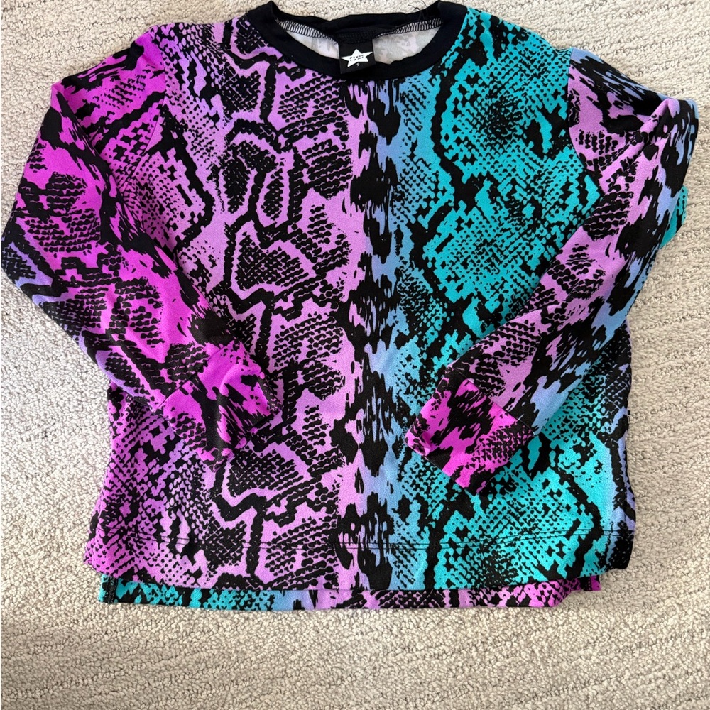 Pixie Lane Snake Print Long Sleeve Tee Size 5T